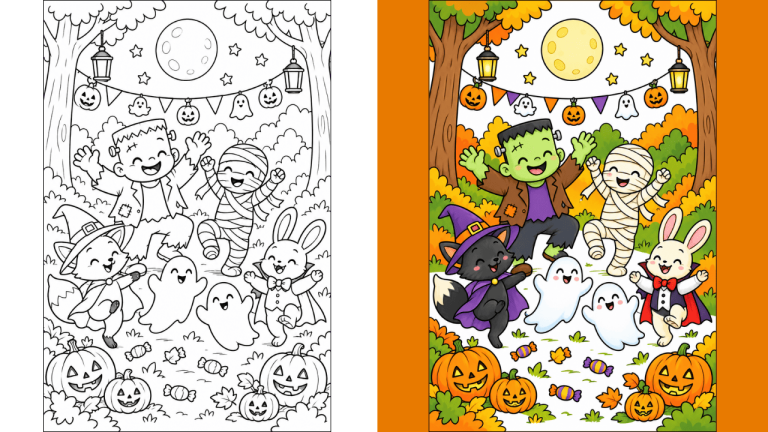 Dibujos de Halloween para Colorear